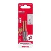 2x Wiertło do metalu ShW HSS-G TiN Red Hex 3.2mm